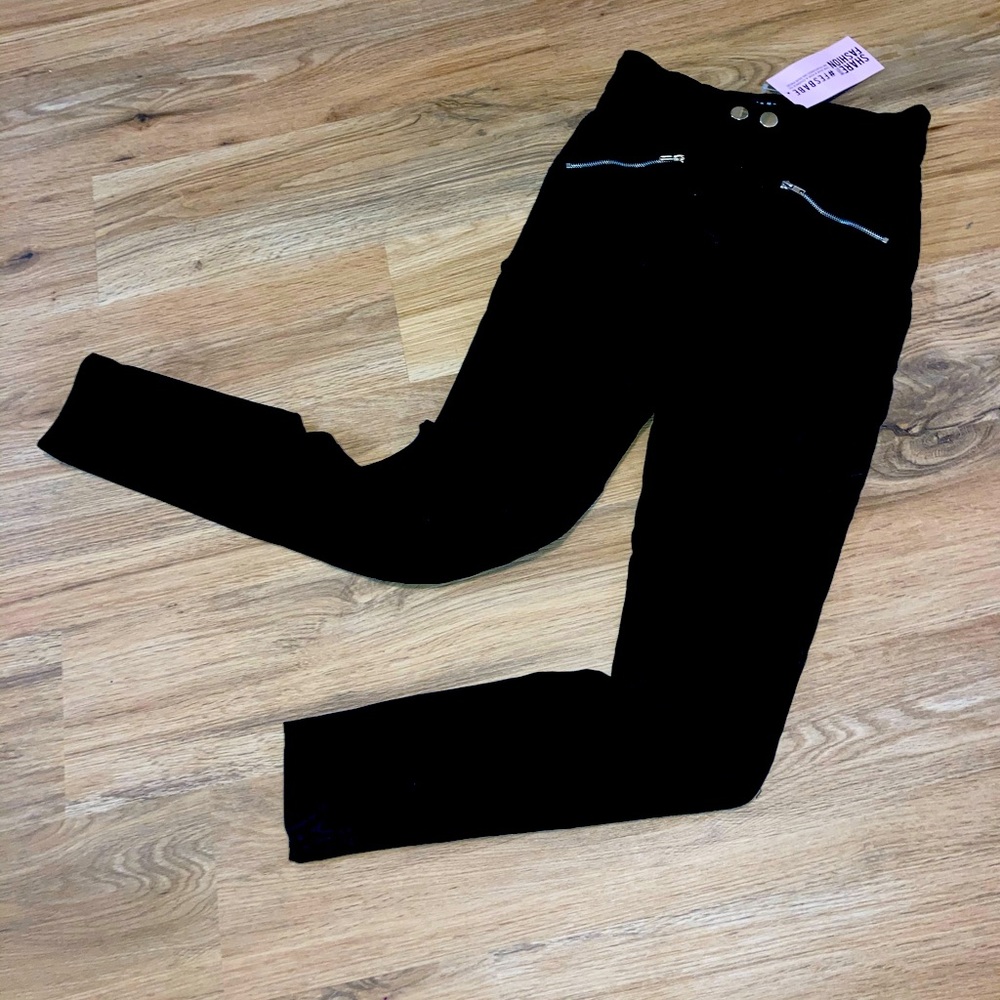 Black Stretch Pants/Runs Small/Never Worn